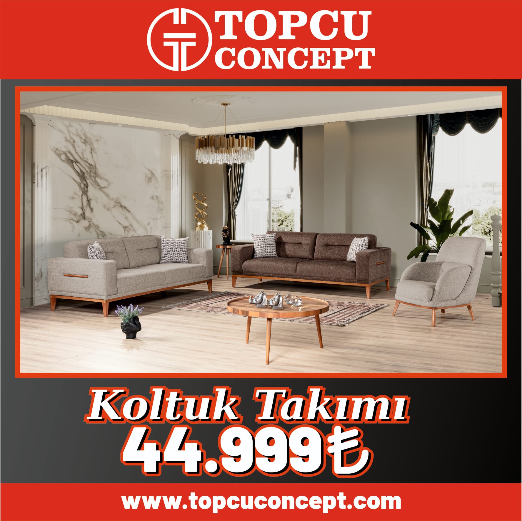 ARMİ 3+3+1 KOLTUK TAKIMI