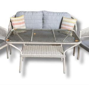 LOTUS ÇAY SETİ 2+1+1+SEHPA